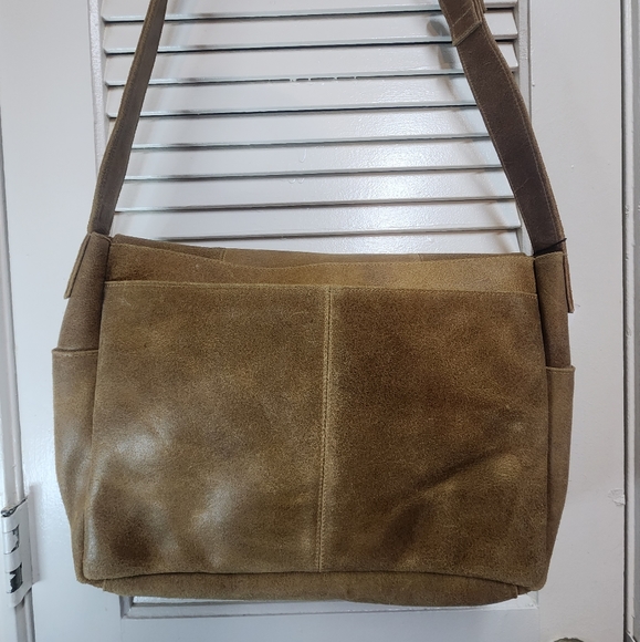 edmond Leather Bags Distressed Leather Laptop Messenger Bag Poshmark